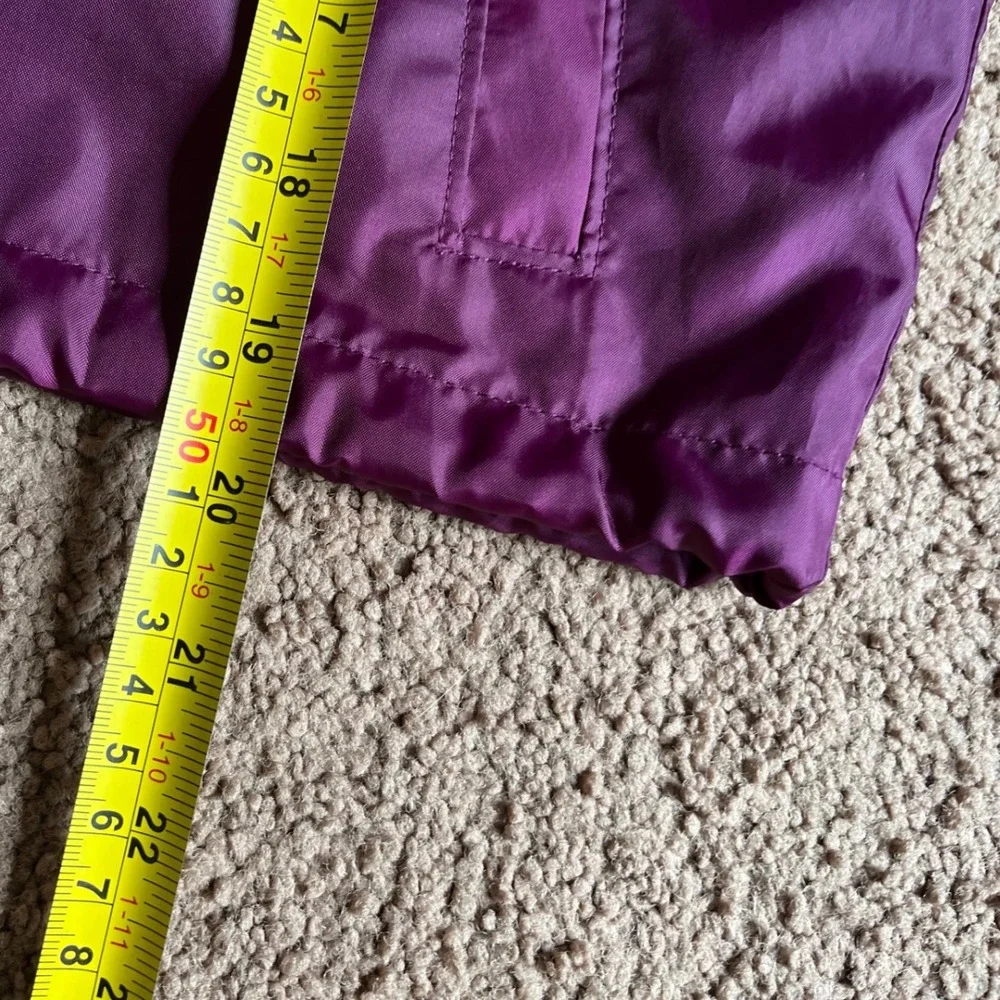 Champion Womens Coaches‎ Jacket Burgundy Snap Front Logo Size Small